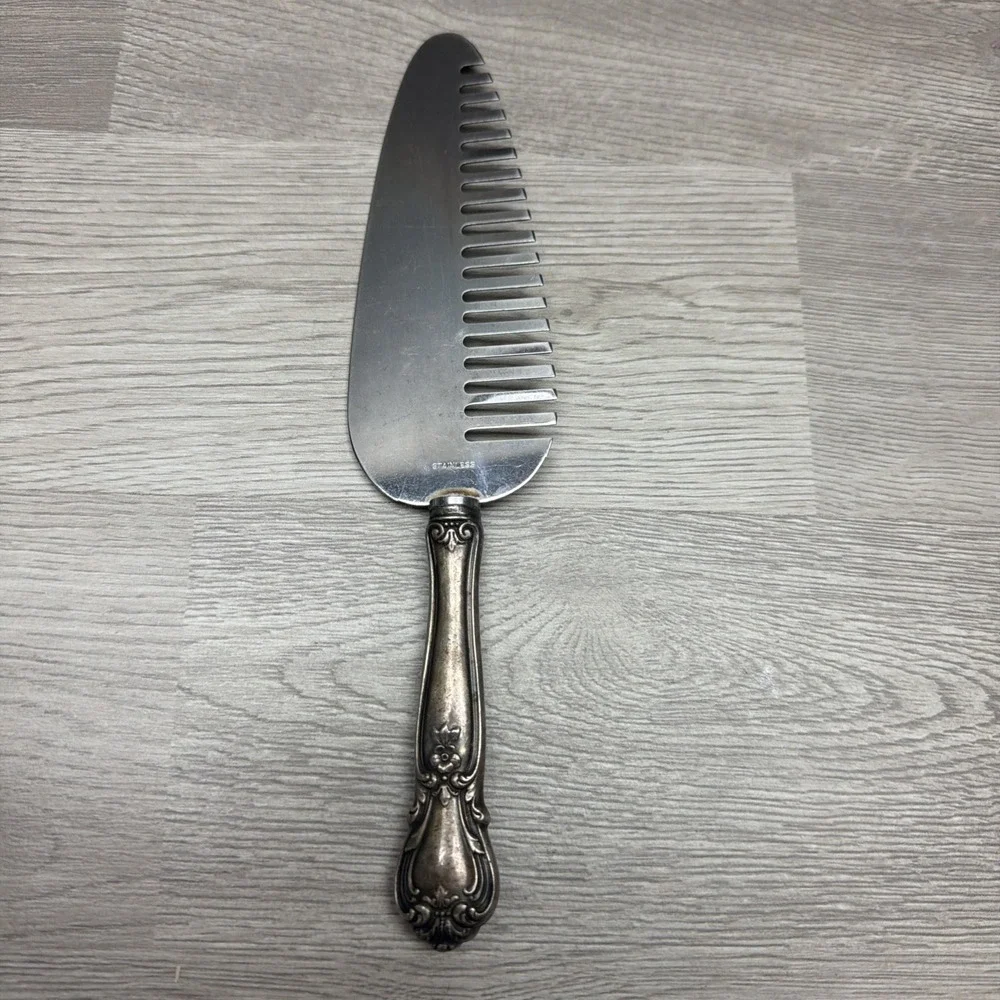 Vintage Lot Of 3 Sterling Silver Handle Silverware. Steak Knife, Carving Fork